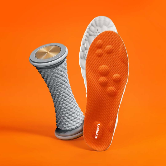 Kit Steppers + Roller Massant — Soulagement  Plantaire